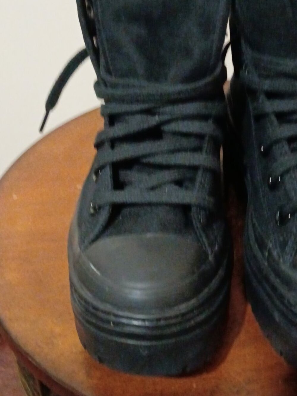 Converse Chuck Taylor Lugged Platform High Top Black Women's Size 7 Mens Size 5 - Picture 7 of 13